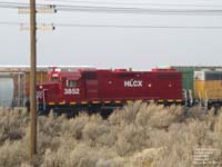 HLCX 3852 (on UP) - GP38-2 (ex-UP 1986, exx-SP 4860, exxx-SP 165, exxxx-HLLX 2595, exxxxx-CSXT 2595, exxxxxx-SBD 4085, nee L&N 4085)