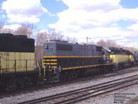 LLPX 2232 (on SLR) - GP38-2 (Ex-BRC 494)