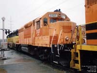 LLPX 3107 (on SLR) - GP40 (Ex-CSXT 9706, exx-CSXT 6696, exxx-SCL 1540, nee SAL 625)