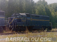 MKCX 4304 (on CDAC) - GP40 (ex-NREX 6698, exx-CSXT 6698, exxx-SBD 6698, exxxx-SCL 1543, nee SAL 628)