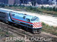 RTA 111 - To Metra - METX 111 (F40PH) - Beverly Hills