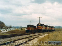 MILW 143 - SD40-2 - 30-ERS-6 (Nee MILW 3013, To SOO 6375, FNM 13011) - Equipped for coal service and MILW 532 - SD10 - 17.5-ERS-6 (Ex-MILW 541, Nee MILW SD9 2235 - To SOO 532)