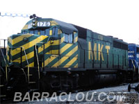 MKT 176 - GP40 (Rebuilt as SSW GP40M-2 7282, then UP 1517)