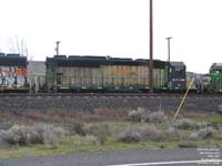 Montana Rail Link - MRL 367 - SD45 (ex-CNW 6485, nee BN 6485) (on BNSF)