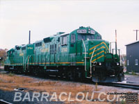 NBSR 3760 - GP9e (ex-SP 3768, exx-SP 3575, nee SP 5734) - Returned to lessor and sold to CNZR 3760 and NBSR 3764 - GP9e (Ex-SP 3764, exx-SP 3636, nee SP 5795) - Returned to lessor and sold to Okanagan Valley 3764