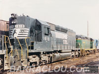 NS 1618 - SD40 (ex-NW 1618 - Sold To WAMX 4111) and NHN 1757 - GP9 (Ex-CR 7083, exx-PC 7083, nee PRR 7083)