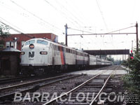 NJT 4323 - E8A (Ex-PC 4323, Exx-PC 4076, Nee NYC 4076) & 4328 - E8A (Ex-PC 4328, Exx-PC 4085, Nee NYC 4085)