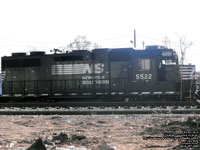 NS 5522 - GP38-2 (rebuilt in Altoona,PA shops - ex-NS 2848, nee SOU/CG GP38AC 2848)