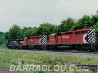 NS NW 6077 - SD40-2 (nee NW 6077), CP 5697 - SD40-2 and CP 5682 - SD40-2