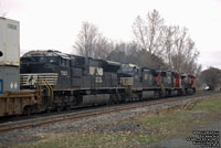 NS 7323 - SD70ACU (ex-UP SD9043MAC 3697, nee UP SD9043MAC 8219)