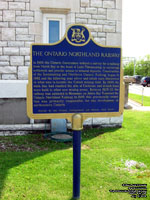 Ontario Northland Historical Plaque, North Bay