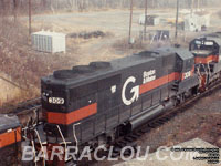 B&M  309 - GP40-2 (Returned to lessor and renumbered to HATX 507, then CP 4653)
