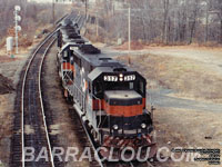 B&M  317 - GP40-2 (Returned to lessor and renumbered to HATX 502)