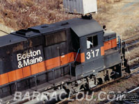 B&M  317 - GP40-2 (Returned to lessor and renumbered to HATX 502)