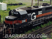 B&M  356 - GP39-2 (Ex-D&H 7616 -- To UP 2735, then UP 1235)