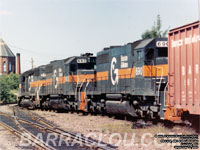 B&M  690 - SD39 (ex-N&W 2961), MEC 693 and MEC 604