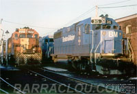 MEC 257 - GP38 (Leased to CDOT) & B&M  315 - GP40-2 (Returned to lessor and renumbered to HATX 508, then CP 4654)