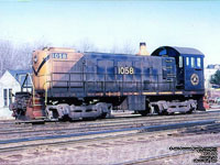 PTM 1058 - ALCO S4 (Sold to Bay Colony Railroad 1058, 1982)