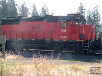 Palouse River and Coulee City (PCC) / Blue Mountain Railroad (BLMR) 799 - GP35 (ex-BLMR 799, exx-UP 799, nee WP 3022)