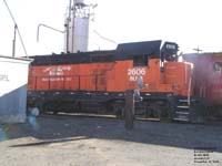 Palouse River and Coulee City (PCC) / Blue Mountain Railroad (BLMR) 2606 - CF7 (ex-BLMR 2606; exx-WATX 7; exxx-ATSF 2606, nee ATSF F7A 220C)