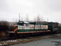 Quebec Central GG3 - GP11 (ex-IC 8732; exx-ICG 8732; exxx-MBTA GP9 7543; nee NH 1213)