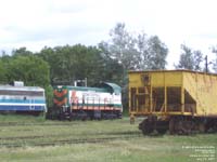 Quebec Central GS9 - Alco S2 (ex-AA 50216, ex-Agrium 50216 - 901)