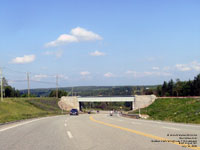 Quebec Central overpass over the highway 112 in East Angus