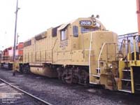 LLPX 2608 - GP38-2 (ex-CSXT 1965, nee CR 7721) - QGRY long-term lease, then to BNSF 2040