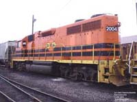 QGRY 2004 - GP38 (ex-CSXT 2119, nee B&O 4819)