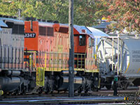 QGRY 3347 - SD40-3 (ex-GTW 5939, exxx-KCS 6622, nee CN 5175)