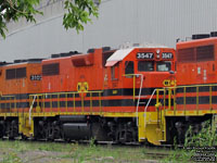 QGRY 3547 - GP38-2 (ex-HLCX 1851, exx-UP 618, nee MP 2118)