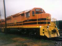 QGRY 3801 - GP40-3 (ex-HLCX 4411, exx-HLCX GP40 660, exxx-AMTK 660, exxxx-BM 324, exxxxx-CR 3234, nee PC 3234)