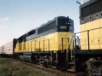 SLR (LLPX) 3001 (Richmond) - GP40 (Ex-LLPX 3702, exx-GATX/GSCX 3702, nee B&O 3702. An unit built in 1969.)