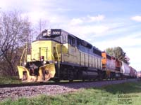 SLR (LLPX) 3001 (Richmond) - GP40 (Ex-LLPX 3702, exx-GATX/GSCX 3702, nee B&O 3702. An unit built in 1969.)