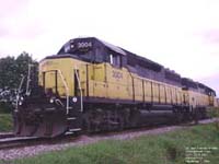 SLR (LLPX) 3004 - GP40 (Ex-UP 3092, Exx-UP 744, nee D&RGW 3092.  An unit built in 1967-71.)