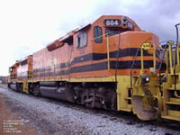 SLR 804 - RM-1 slug (ex-CSX GP-40 6561, exx-CS 6561, nee C&O 3786)