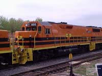 SLR 805 - RM-1 slug (ex-CSX GP40 6848, exx-CS 6848, nee C&O 4093)