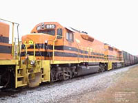 SLR 805 - RM-1 slug (ex-CSX GP40 6848, exx-CS 6848, nee C&O 4093)