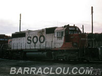 Soo Line 736 - SD40