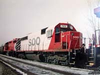 Soo Line 745 - SD40 (Sold to NREX 745)