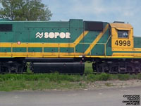 SOPOR 4998 - GP38AC (ex-GTW 4998, exx-CV 4998, exxx-CV 5801, nee GTW 5801)