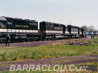 Southern SOU 3017 F - SD35, CNOTP 3175 T - SD40 and CG 2990 A - SD35