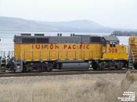 UP 308 - GP38-2 (ex-UP 1808, exx-HLCX 2020, exxx-MP 2020, nee MP 869)