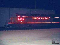 UP 8626 - SD40-2T (Re# UP 2697 -- Ex-UP 4056, nee DRGW 5369)