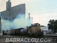UP action by a grain elevator