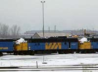 Via Rail 6301 - FP9A, stored in Montreal,QC