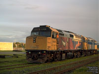 Via Rail 6408 and 6428 (F40PH-2) - Spiderman II