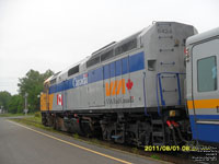 Via Rail 6424 (F40PH-2) - Ex-Budweiser Super Bowl wrap