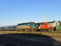 Via Rail 6431 (F40PH-2) - Rebuilt and CN 7204 - GP9RM