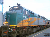 Via Rail 6443 (F40PH-2) - Rebuilt